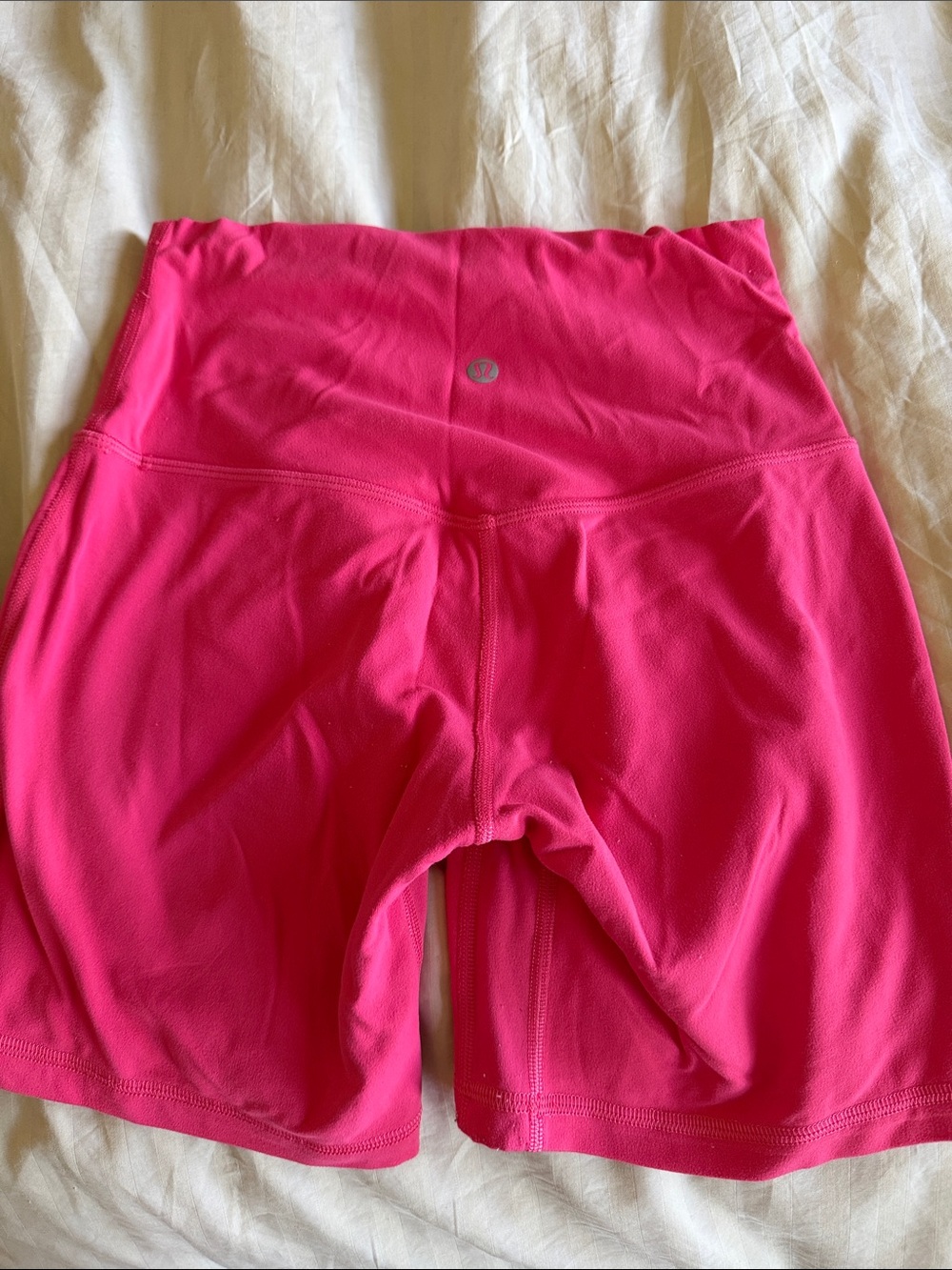lululemon athletica Hot Pink High-Rise Bike Shorts